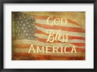 Framed God Bless America