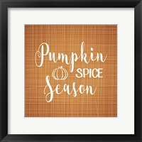 Framed Pumpkin Spice