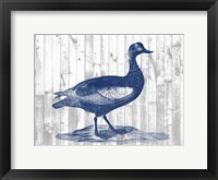 Woodgrain Fowl IV Framed Print