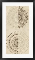 Sacred Geometry Sketch III Framed Print