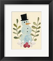 Framed Snowman Cut-out II