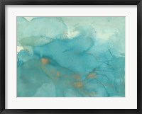 Framed Turquoise Moment II