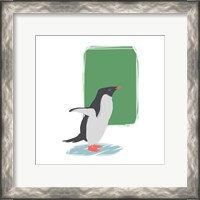 Framed 'Minimalist Penguin, Boys Part I' border=