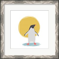 Framed 'Minimalist Penguin, Boys Part II' border=