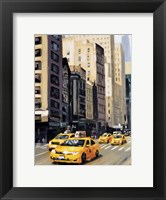 Framed New York Taxi 1