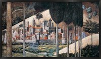 Framed Benozzo Gozzoli - Citta di San Gimignano Size 54.5x31.25