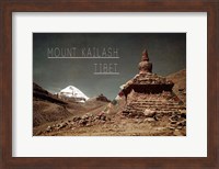 Framed Vintage Mount Kailash, Tibet, Asia