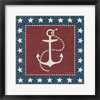 Coastal Americana III Framed Print