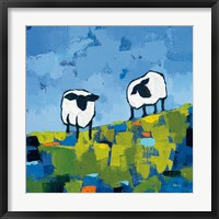 Framed Two Sheep