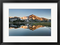 South Sister Reflection II Framed Print