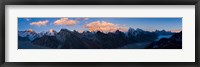 Framed Mt Everest, Himalayas, Nepal