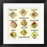 Sushi II Framed Print