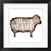 Punny Animal IV Framed Print