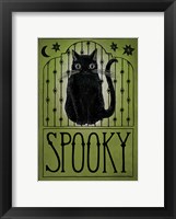 Framed Vintage Halloween Spooky