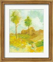 Framed 'Golden Hour III' border=