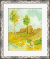 Framed 'Golden Hour III' border=