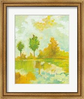 Framed 'Golden Hour II' border=