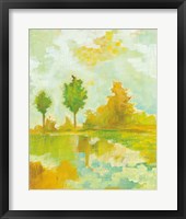 Framed 'Golden Hour II' border=