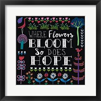 Bright Folklore Inspiration II Framed Print