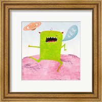 Framed 'Alien Friend #1' border=