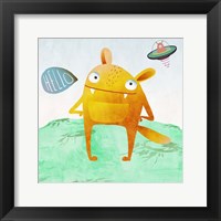 Alien Friend #4 Framed Print