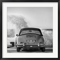 Framed Ocean Waves Breaking on Vintage Beauties (BW detail 1)