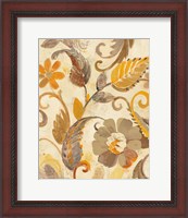 Framed 'Autumn Garden II Light' border=