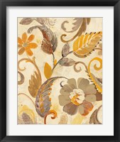 Framed 'Autumn Garden II Light' border=