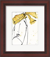 Framed 'Fashion Strokes II' border=