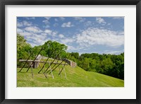 Framed Battlefield bunker, Vicksburg National Military Park, Mississippi