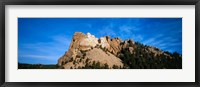 Framed Mt Rushmore National Monument and Black Hills, Keystone, South Dakota