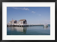 Framed Straight Wharf water taxi, Nantucket, Massachusetts