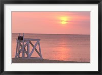 Framed Massachusetts, Nantucket, Jetties Beach Lifeguard