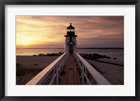 Framed Brant Point Lighthouse, Nantucket, Massachusetts