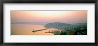 Framed Sunset Cote d'Azur Nice France