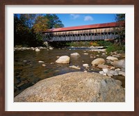 Framed Albany Covered Bridge, White Mountain National Forest, New Hampshire