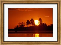 Framed Sunrise over Odiorne Point, New Hampshire