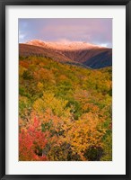 Framed Mt Lafayette in Autumn, New Hampshire