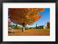 Framed Autumn, Chesterfield, New Hampshire