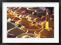 Framed Morning Market Scene in Old Town Nice, France