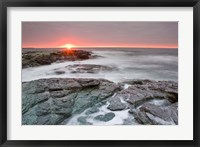 Framed Sunrise near Brenton Point State Park, Newport, Rhode Island