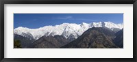 Framed Dhauladhar Mountain Range, India