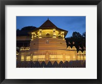 Framed Temple of the Sacred Tooth Relic, Kandy, Sri Lanka