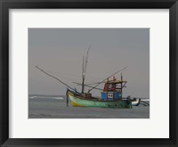 Framed Fishing Boat at Anchor, Matara, Southern Province, Sri Lanka