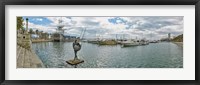 Framed Sport Harbor and Marina, Alicante, Spain