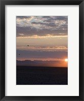 Framed Hot Air Balloons at Dusk, Namib-Naukluft National Park, Namibia
