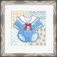 Framed 'Coastal Baby II' border=