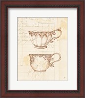 Framed 'Authentic Coffee V' border=