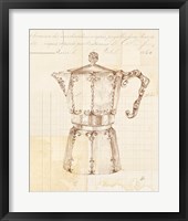 Authentic Coffee III Framed Print