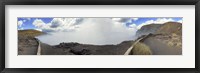 Framed Masaya Volcano Erupting Smoke, Nicaragua